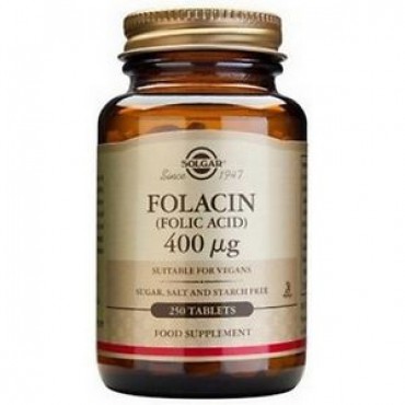 Solgar Folacin 400ug 250 Tablets